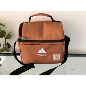 Carhartt Vertical Lunch Cooler Bag Brown Elevation Labs Insulated Lunch Box